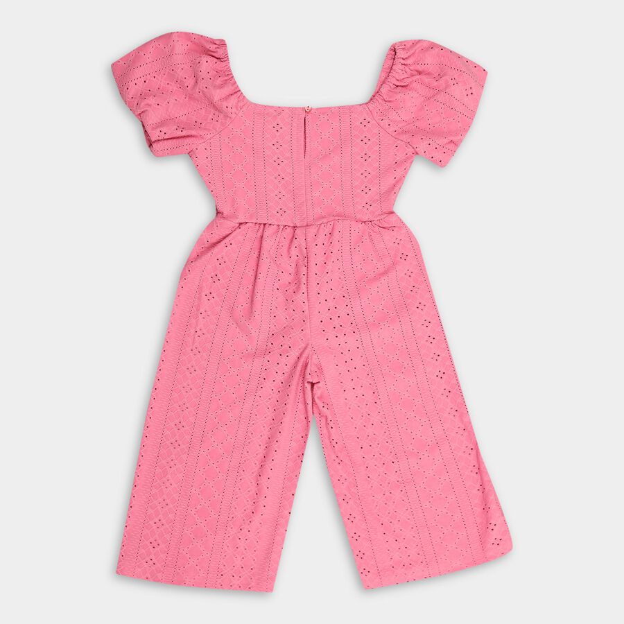 Girls' Jump Suit, गुलाबी, large image number null