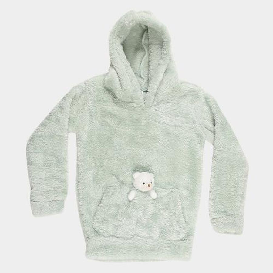 Girls' Sweatshirt, Light Green, large image number null