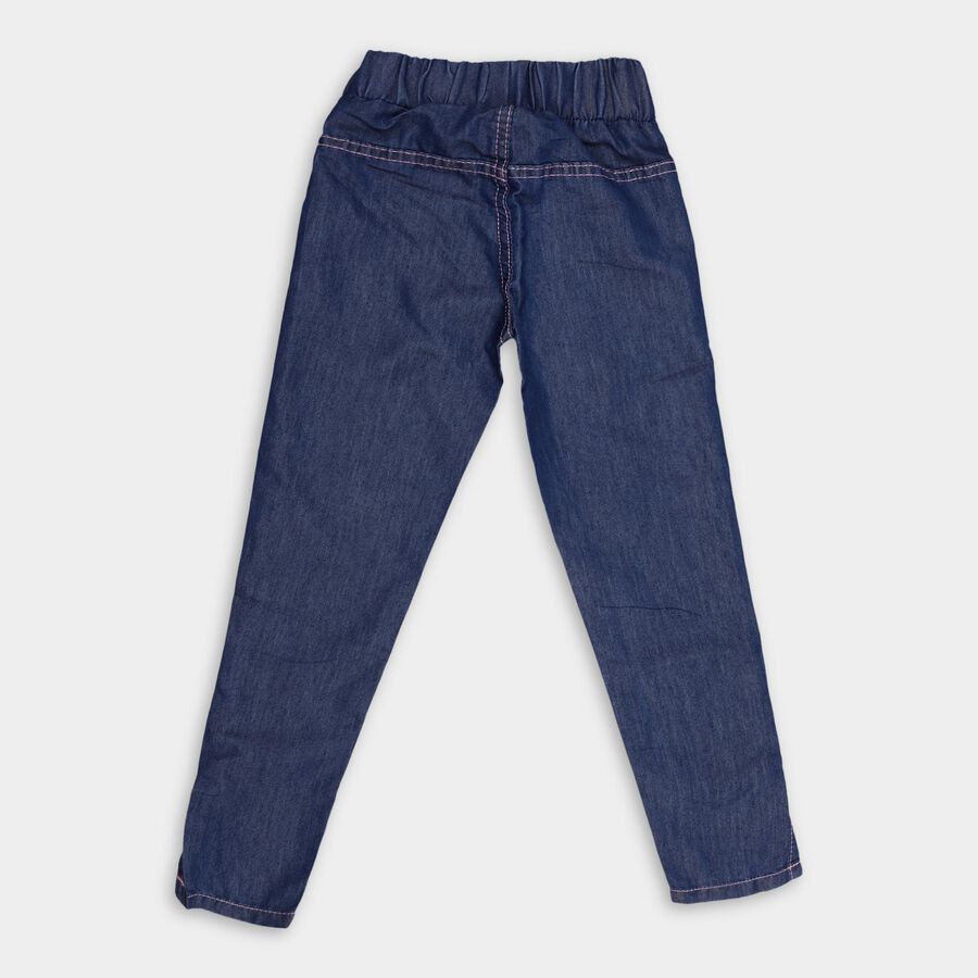 Girls' Jeans, Dark Blue, large image number null