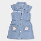 Girls' Frock , Light Blue, small image number null