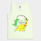 Infants' 100% Cotton Vest , Light Green, small