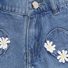 Girls' Shorts, हल्का नीला, small image number null