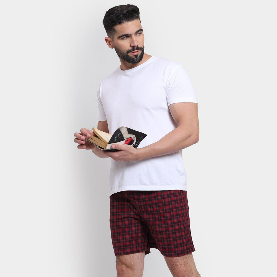 Men's 100% Cotton Boxers , नेवी ब्लू, large image number null