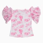 Girls' T-Shirt, गुलाबी, small
