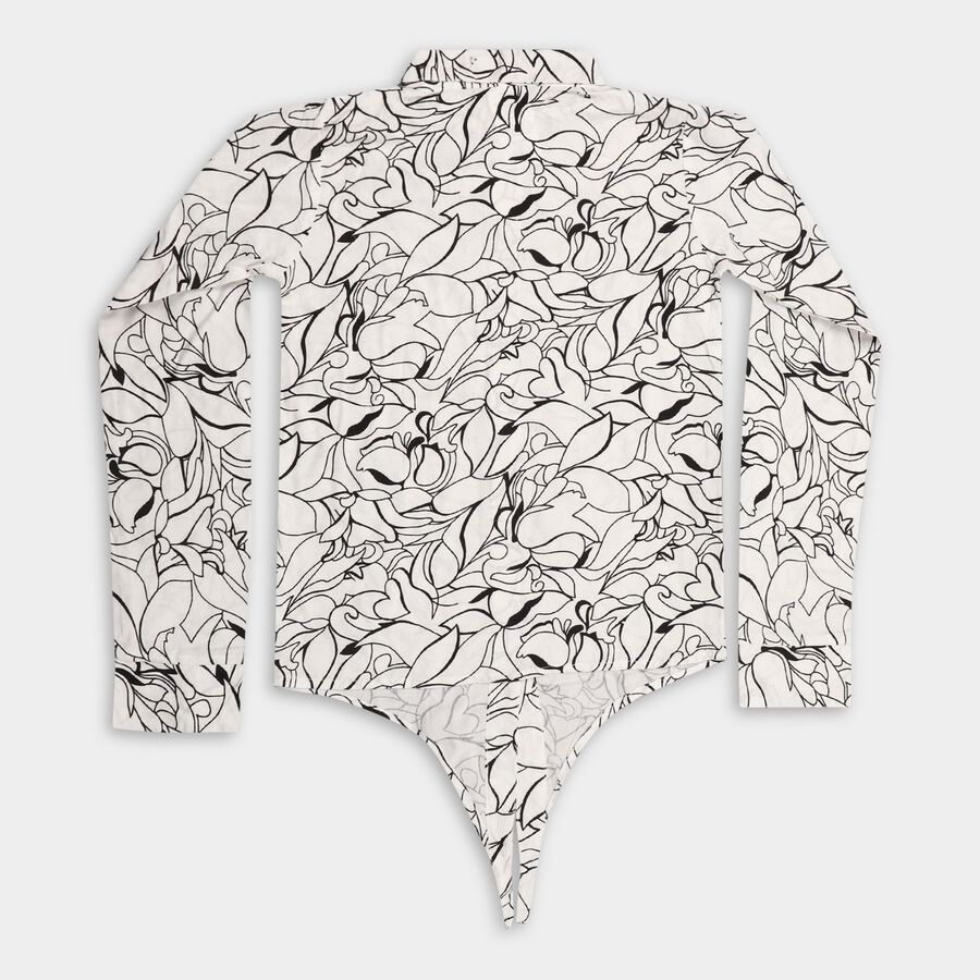 Girl's Blouse, White, large image number null