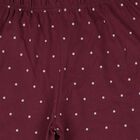 Girls' Pink Cotton Blend Relaxed Fit Pyjama, Pink, small