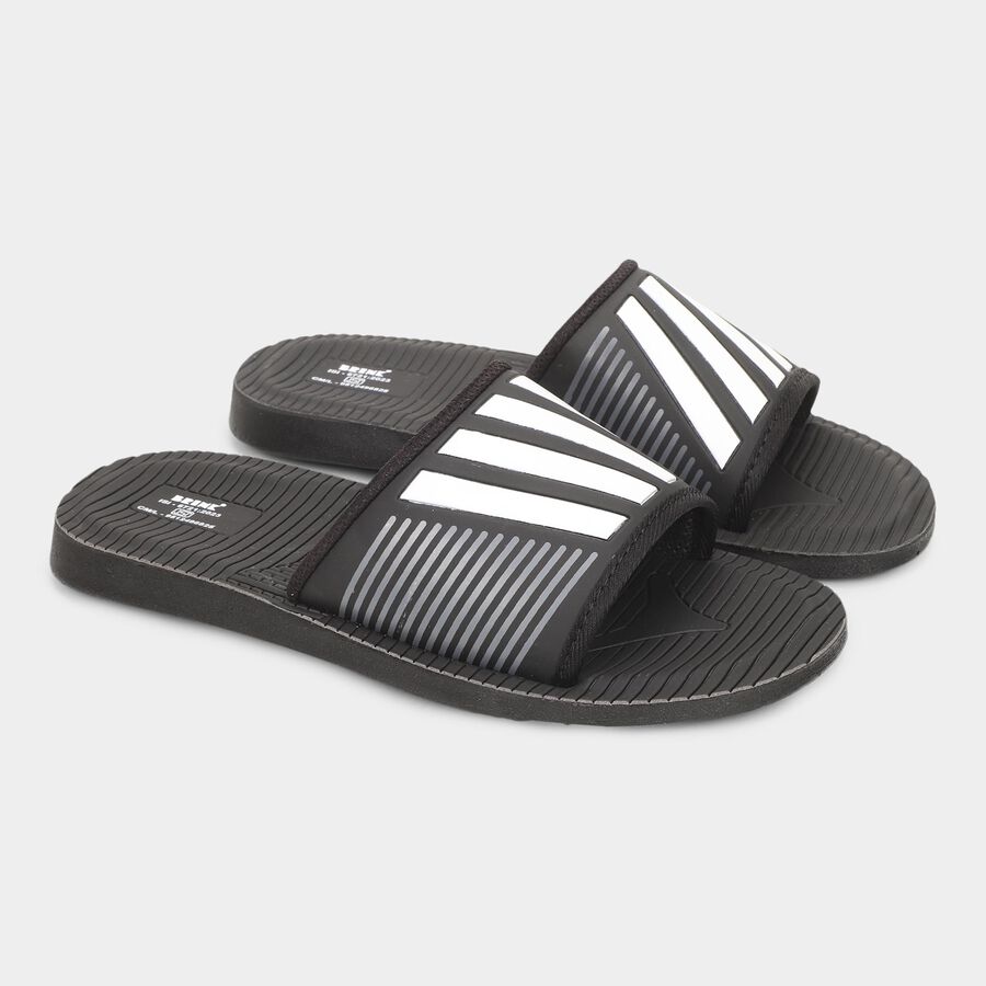 Men's Slider Sandal, Black, large image number null
