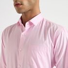 Men's 100% Cotton Formal Shirt, गुलाबी, small image number null