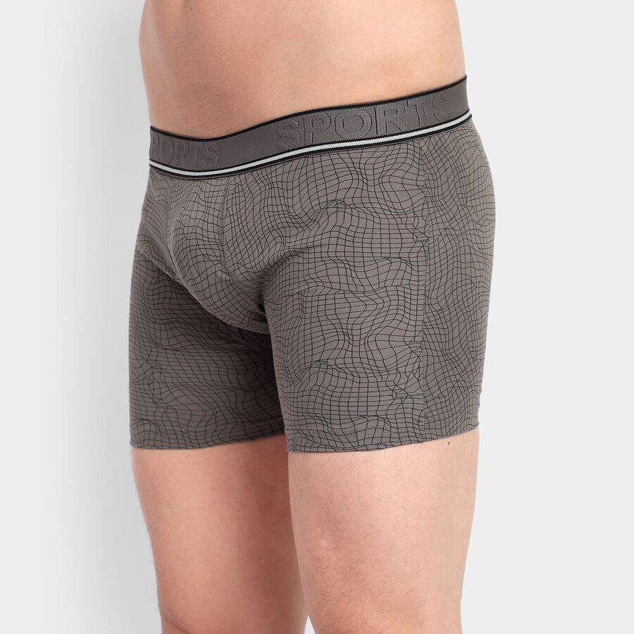 Men's 100% Cotton Trunks, Light Grey, large image number null