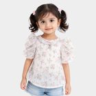 Girls' T-Shirt, सफ़ेद, small