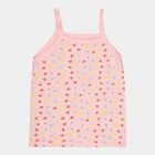 Girls Spaghetti Vest, गुलाबी, small image number null