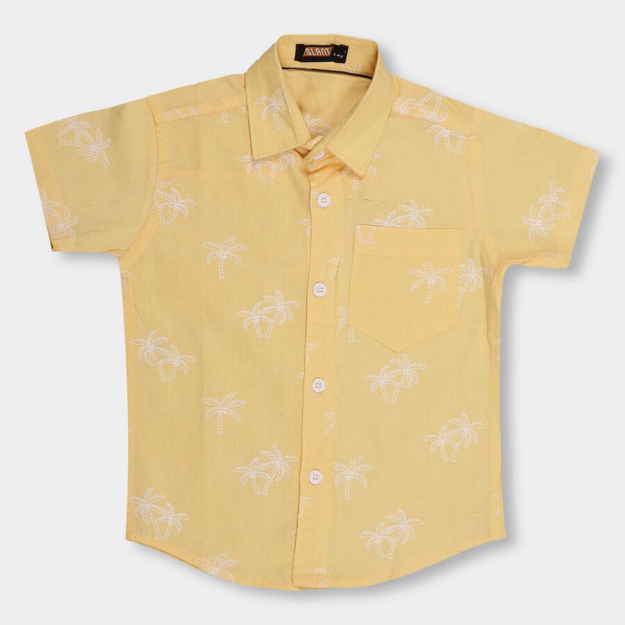 Boys' 100% Cotton Casual Shirt , नारंगी, large image number null
