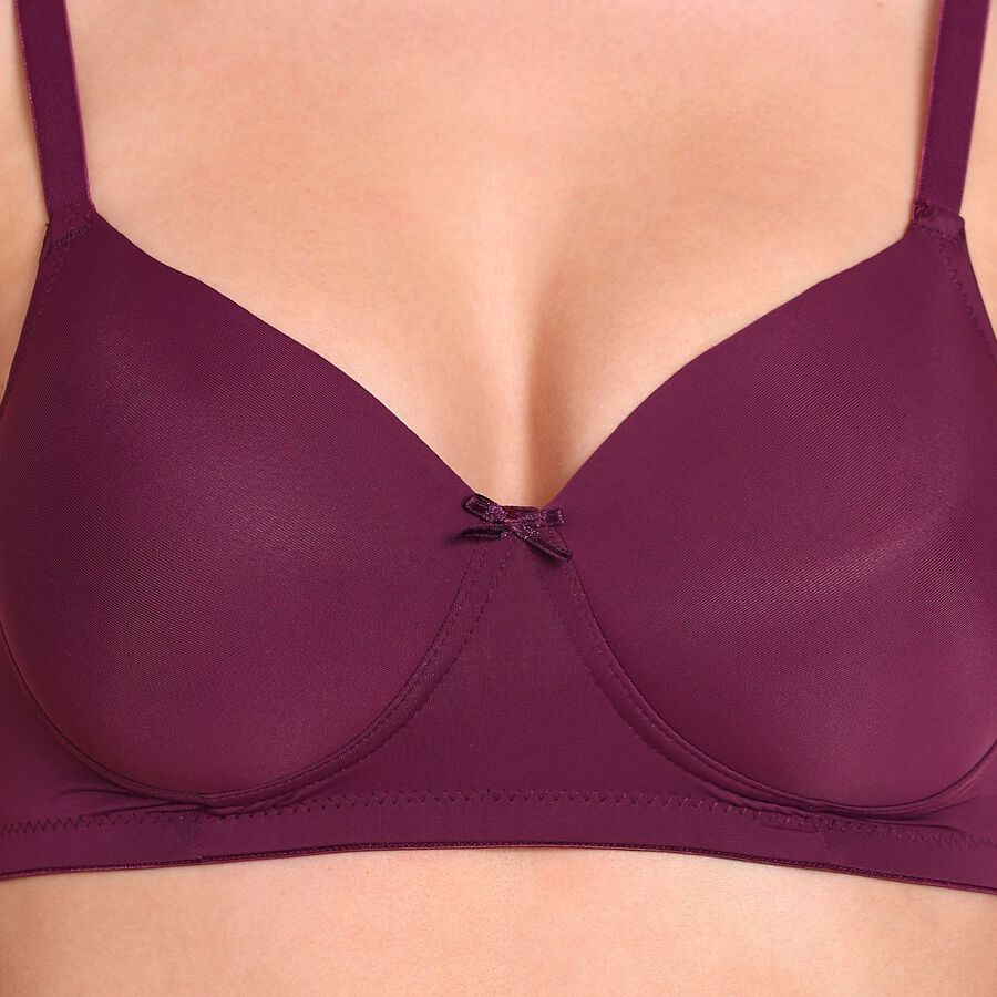 Ladies' Bra, वाइन, large image number null