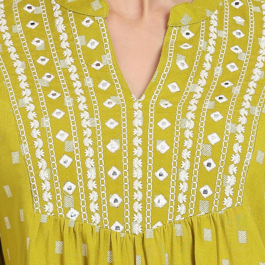 Ladies' Kurta , Olive, large image number null
