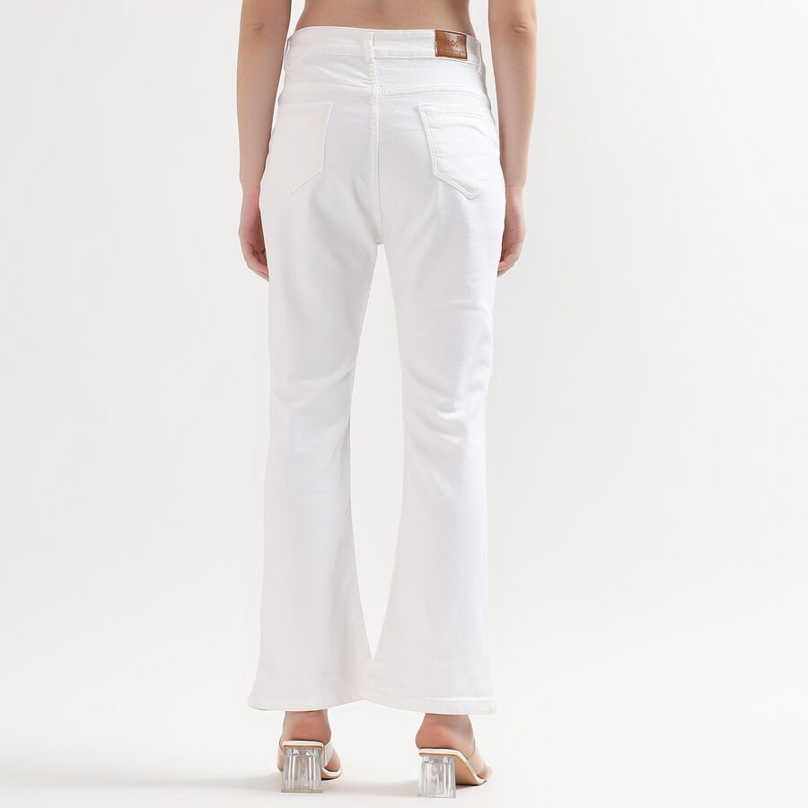 Ladies' Denim Jeans, White, large