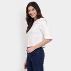 Ladies'  Crop  Top, White, small image number null