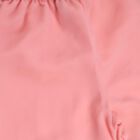 Girls' Soft Pink Sleeveless Festive Top and Palazzo Fusion Set with Dupatta, Peach, small image number null