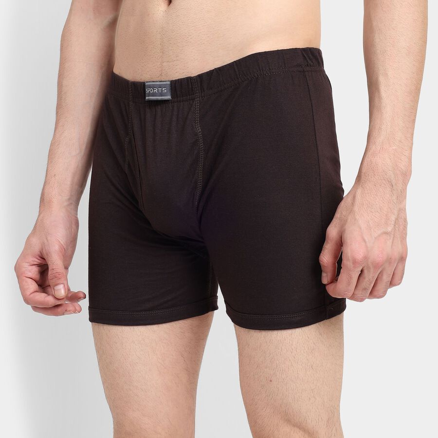 Men's Cotton Trunks , Brown, large image number null