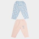 Infants Cotton Printed Pyjama, Peach, small image number null