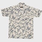 Boys' Beige 100% Cotton Classic Casual Shirt, Beige, small