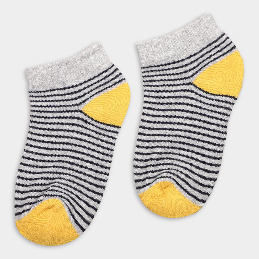 Boys' Socks (Pack of 2), White, large image number null