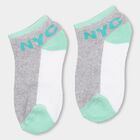 Boys' Socks (Pack of 2), Melange Light Grey, small image number null