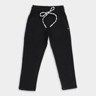 Boys' Jet Black Tapered Fit Elastic Waist Jeans, Black, small