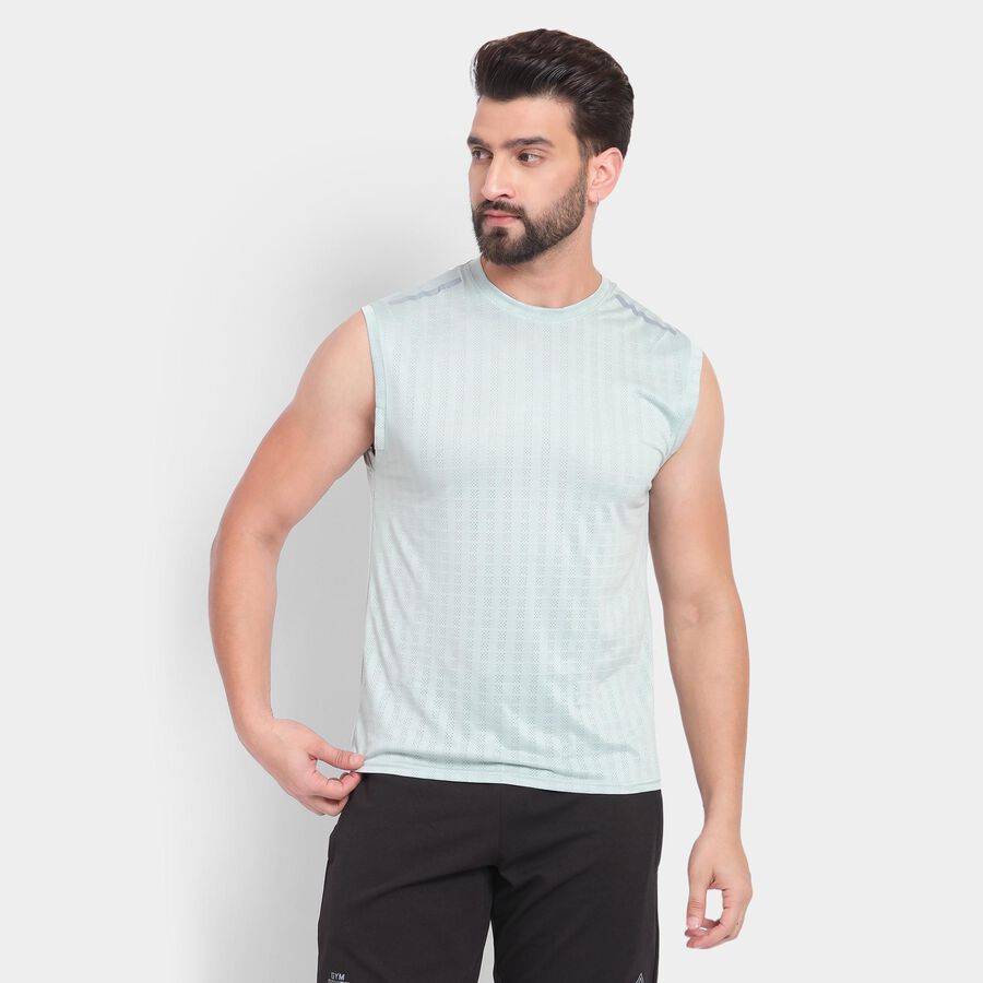 Men's T-Shirt , Aqua, large