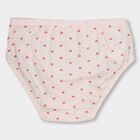 Girls' 100% Cotton Panty, Pink, small image number null