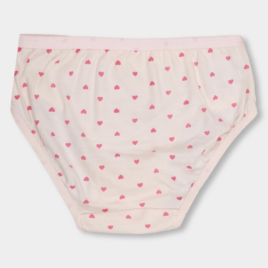 Girls' 100% Cotton Panty, Pink, large image number null
