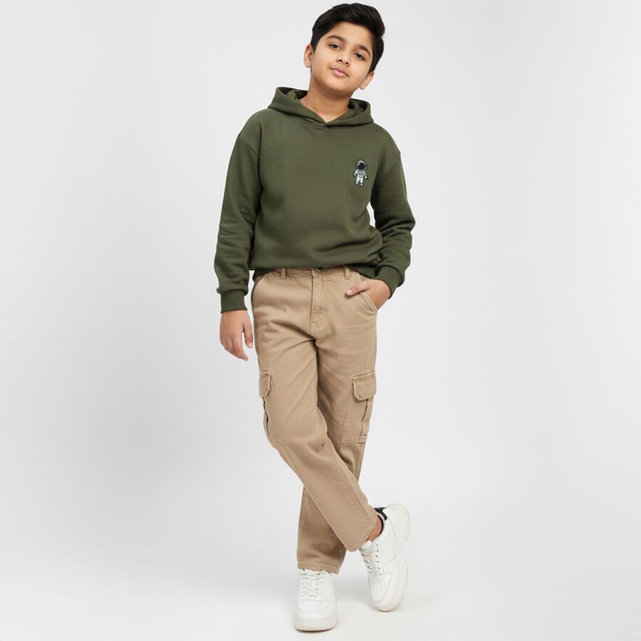 Boys' 100% Cotton Jeans, गहरा पीला, large image number null