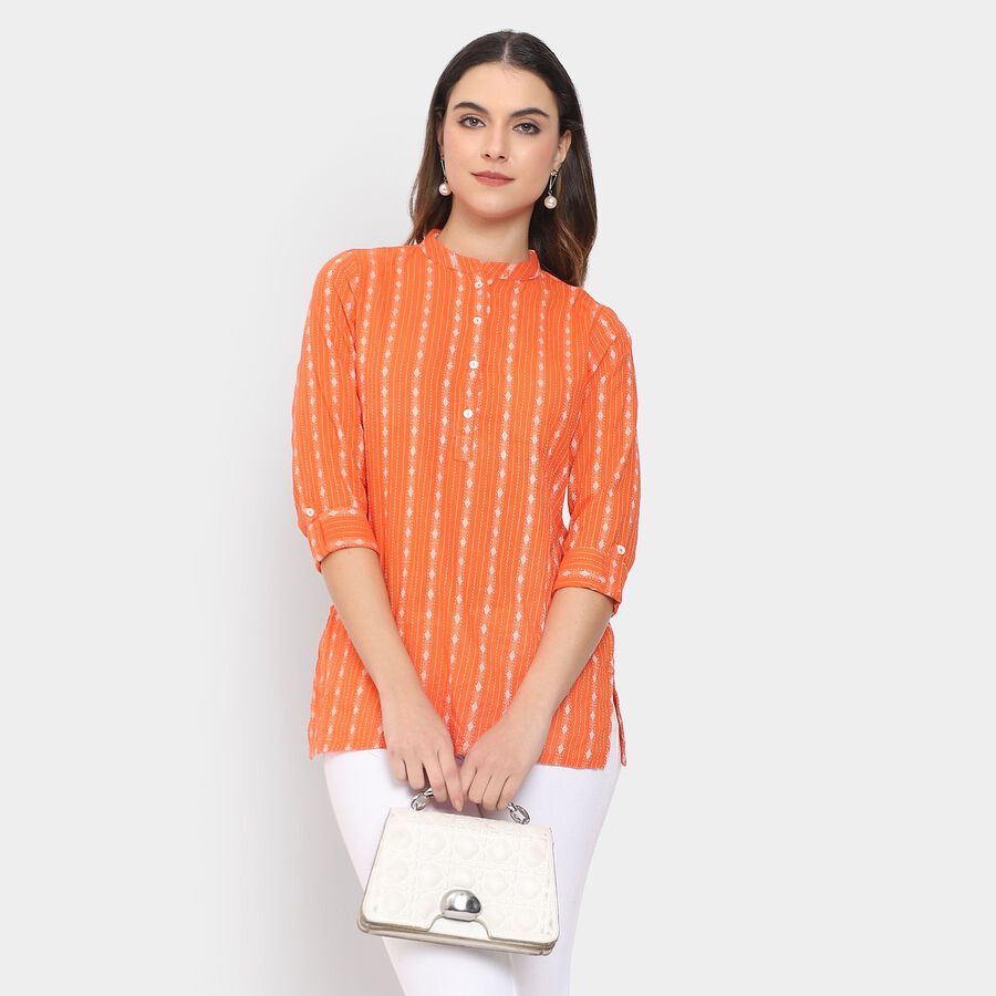 Ladies' Kurti , नारंगी, large image number null