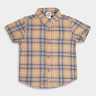 Boys' 100% Cotton Casual Shirt, Yellow, small image number null