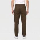 Men's Olive Green Relaxed Fit Cargo Trousers, Olive, small