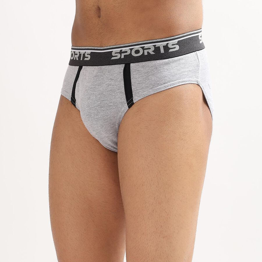 Men's Briefs, Melange Light Grey, large image number null