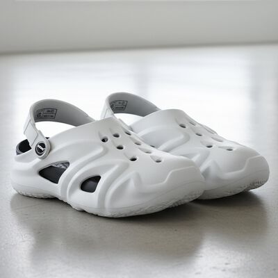 Men's Grey Slip-On Clogs
