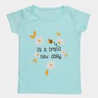 Girls' T-Shirt, हल्का नीला, small