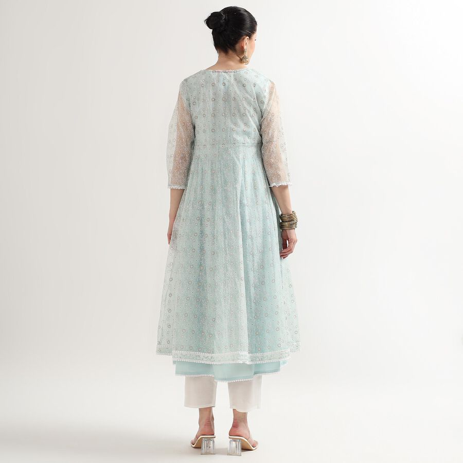 Ladies' Kurta, Aqua, large image number null