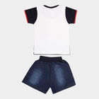 Infants Cotton Baba Suit, Navy Blue, small image number null