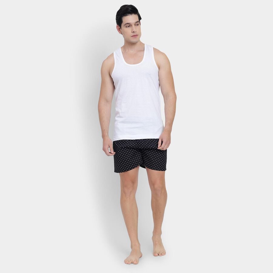 Men's 100% Cotton Vest , White, large image number null