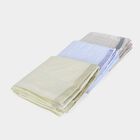 Men's Grey Checked Pack of 3 Handkerchief, गहरा ग्रे, small