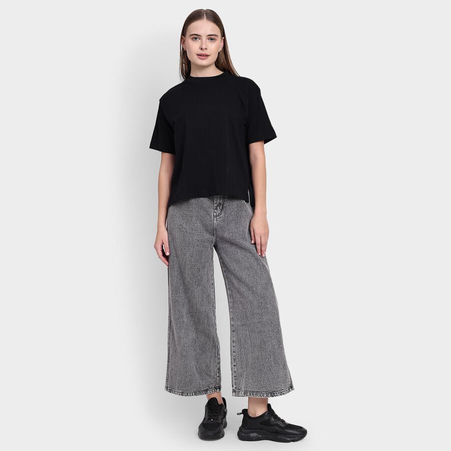 Ladies' 100% Cotton Jeans , Light Grey, large image number null