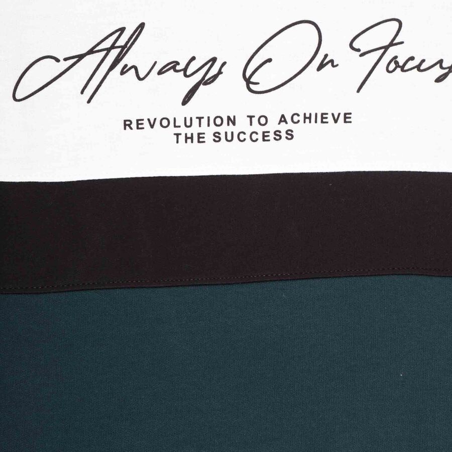 Boys Round Neck Sweatshirt, Dark Green, large image number null