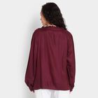 Solid Full Sleeve Shirt, Wine, small image number null