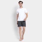 Men's 100% Cotton Boxers , काला, small