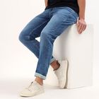 Men's Jeans, मध्यम नीला, small image number null
