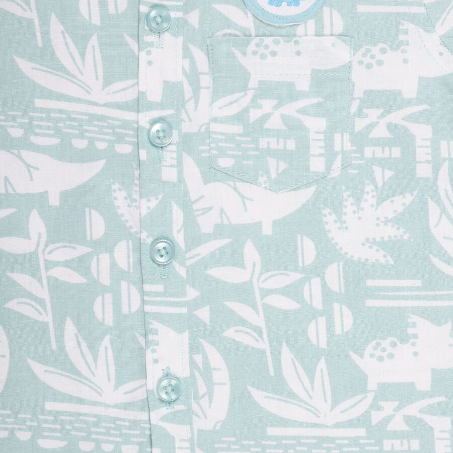 Infants'100% Cotton Shirt, Light Blue, large image number null