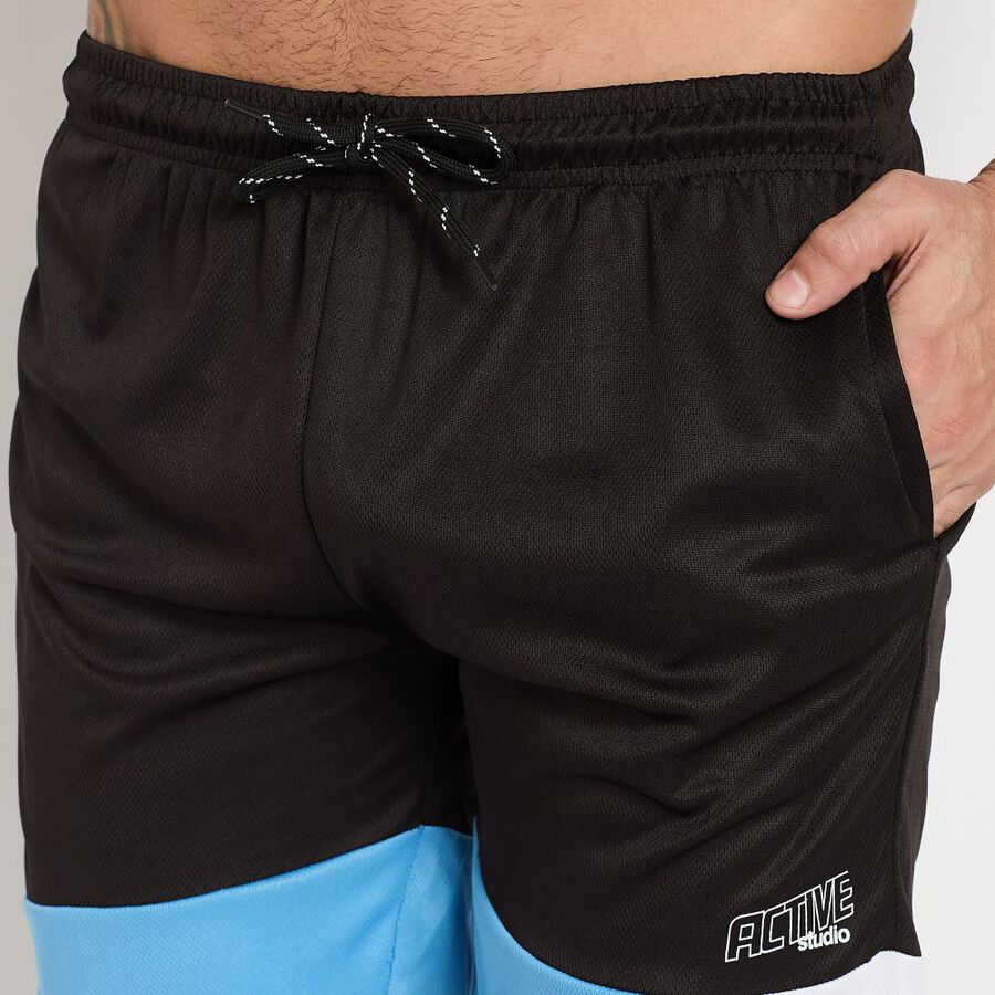 Men's Bermudas, मध्यम नीला, large image number null