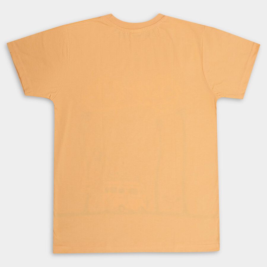 Boys' Half Sleeves T-Shirt , Orange, large image number null