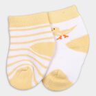 Infants' Socks (Pack of 2), Yellow, small image number null